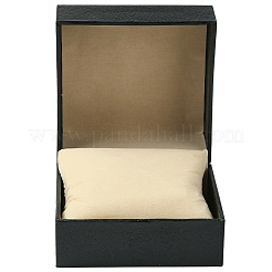 Коробки для часов из искусственной кожи с узором личи CON-WH20013-02A