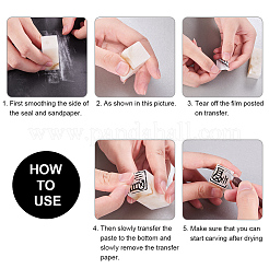 Китай печать печать печать и камень печать резьба ручной набор инструментов TOOL-WH0029-03