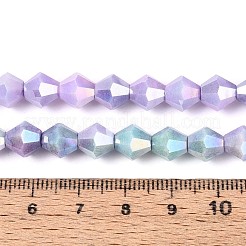 Антикоррозийные гальванические стеклянные бусины&nbsp;GLAA-T025-8mm-13H