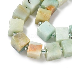 Натуральный цветок амазонитовые бусины пряди G-D338-A17