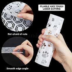 16 лист квадратных шаблонов трафаретов для рисования домашних животных DIY-WH0430-341