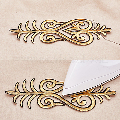 12 шт. 6 стиля полиэстер компьютерная вышивка термоприклеиваемые/пришивные нашивки&nbsp;PATC-NB0001-18