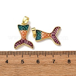 Латунь эмаль подвески&nbsp;KK-F911-24G-02