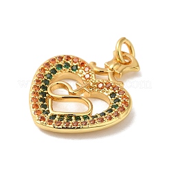 Стойки обшивки латунь микро проложить Циркон подвеску KK-K377-74G