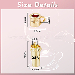 12шт 2 стильные латунные подвески KK-DC0002-41