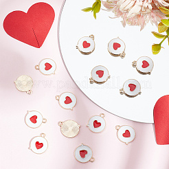 100 шт. Подвески из сплава с эмалью&nbsp;ENAM-GO0001-03