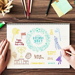 Пластиковые штампы пвх DIY-WH0167-56-459