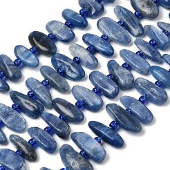 Натуральный кианитовые бисер пряди&nbsp;G-L649-A01-01