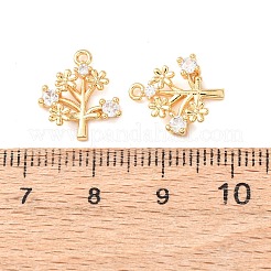 Латунные микро проложить кубического циркония подвески&nbsp;KK-A284-10B-G