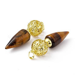 Естественно тигровый глаз большие кулоны&nbsp;G-H281-07G-07