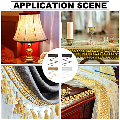 4 цвет полиэстеровых плетеных лент&nbsp;SRIB-MA0001-03