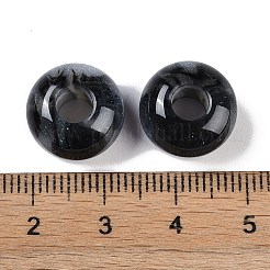 Европейские смоляные бусины с блестками RESI-F055-07G