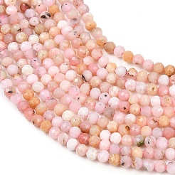 Натуральный розовый опал бусы пряди&nbsp;G-B175-D04-3mm