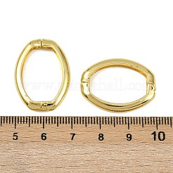 Овальные латунные застежки-крутилки KK-I358-026G