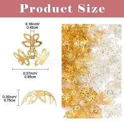 50 г двухцветные железные колпачки для бусин&nbsp;IFIN-YW0003-96