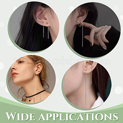 16 шт. 8 серьги-гвоздики в форме куба&nbsp;EJEW-PH0001-26