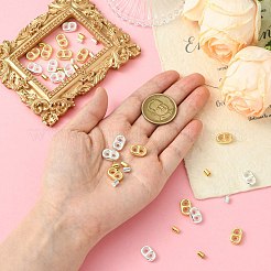 Наборы для самостоятельной сборки латунных наконечников для шнуров и силиконовых подвесок-слайдеров&nbsp;KK-CJ0003-51