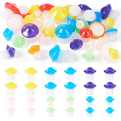 30 шт. 2 стиля светящегося смоляного грибного украшения RESI-TA0004-04B