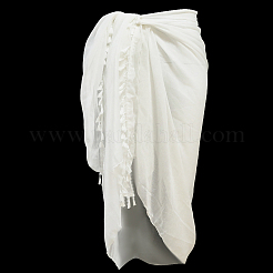 Прямоугольный хлопковый пляжный палантин AJEW-WH20006-183A