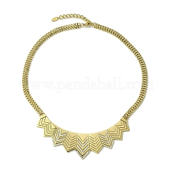 Нагрудные ожерелья из нержавеющей стали 304 NJEW-Q322-09G