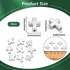 40 шт. бусины из сплава в тибетском стиле TIBEB-SP0001-12P