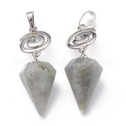 Природные подвески лабрадорита&nbsp;G-O194-02