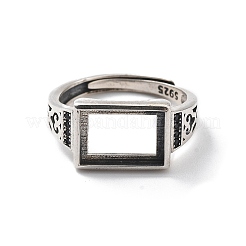 925 регулируемое кольцо из стерлингового серебра STER-C011-14AS