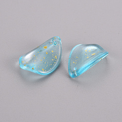 Прозрачный лак окрашенные стеклянные подвески&nbsp;GLAA-T016-38-C03