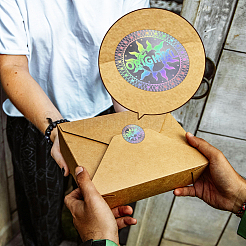 Водонепроницаемая самоклеящаяся лазерная наклейка для домашних животных STIC-WH0028-005