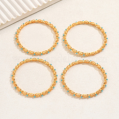 4шт роскошный овальный браслет из цинкового сплава&nbsp;XX0385-1