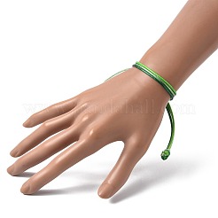 8шт 8 цвета корейский вощеный полиэстеровый шнур плетеный браслеты из бусин BJEW-FS00024