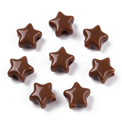 Непрозрачные акриловые бусины MACR-T047-01-01