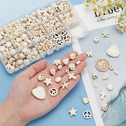 15 стиль синтетические бирюзовые бусины G-PH0002-42