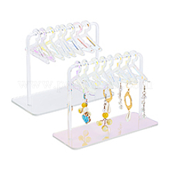 Акриловый дисплей серьги стойки AJEW-WH0304-73D