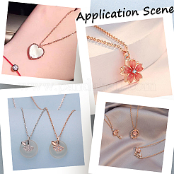 Комплект из 10 латунной цепочки-цепочки MAK-BBC0001-12B