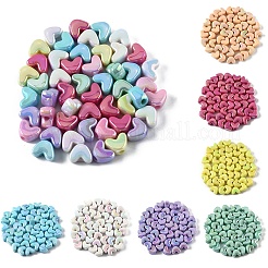 50шт УФ-покрытие непрозрачные акриловые бусины MACR-YW0004-06