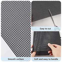 Прямоугольные листы холста из пластиковой сетки&nbsp;DIY-WH20066-006A