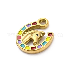 Подвески из нержавеющей стали 304 с эмалью&nbsp;STAS-B085-33G