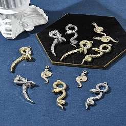 Подвески из сплава с покрытием стойки со стразами FIND-FS0003-68