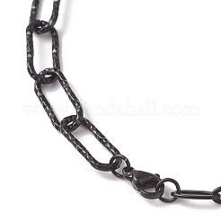 Ожерелья из нержавеющей стали 304 в виде скрепок для женщин и мужчин&nbsp;NJEW-JN05820