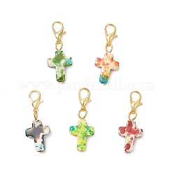 Подвесные украшения из искусственной бирюзы&nbsp;HJEW-JM03946-02