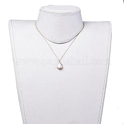 Латунь подвесные ожерелья NJEW-JN02522-01