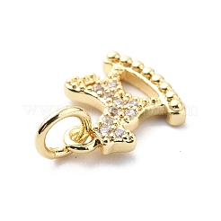 Латунные микро проложить кубического циркония подвески&nbsp;ZIRC-F131-24G