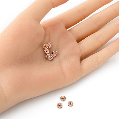 Латунные бусины разделители для поставки стразов RB-YW0001-04B-01RG