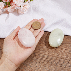 2 шт. 2 стиля натурального розового кварца и змеевикового массажного инструмента MRMJ-NB0001-20