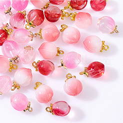 36шт 3 цвета стеклянные подвески GLAA-GA0001-95