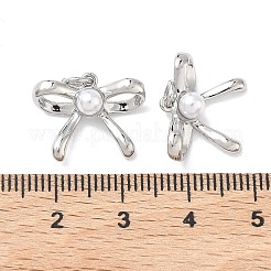 Подвески из искусственного жемчуга из латуни и АБС&nbsp;KK-P349-16P