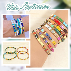 240шт 8 цвета гальванических стеклянных бусин SEED-AR0001-24