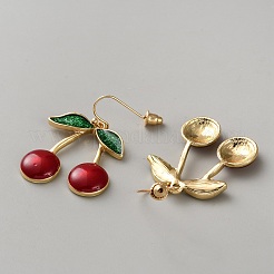 Болтающийся серьги сплава эмали&nbsp;EJEW-WH0018-53KCG