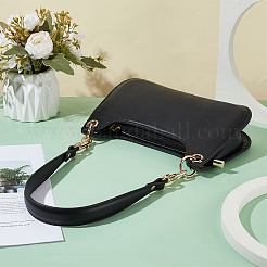 Сумочные ручки из композитной коровьей кожи с металлическими застежками для замены аксессуаров для сумок.&nbsp;FIND-WH00670-123